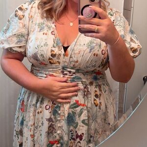 THE KATERINA BUTTON-FRONT DRESS